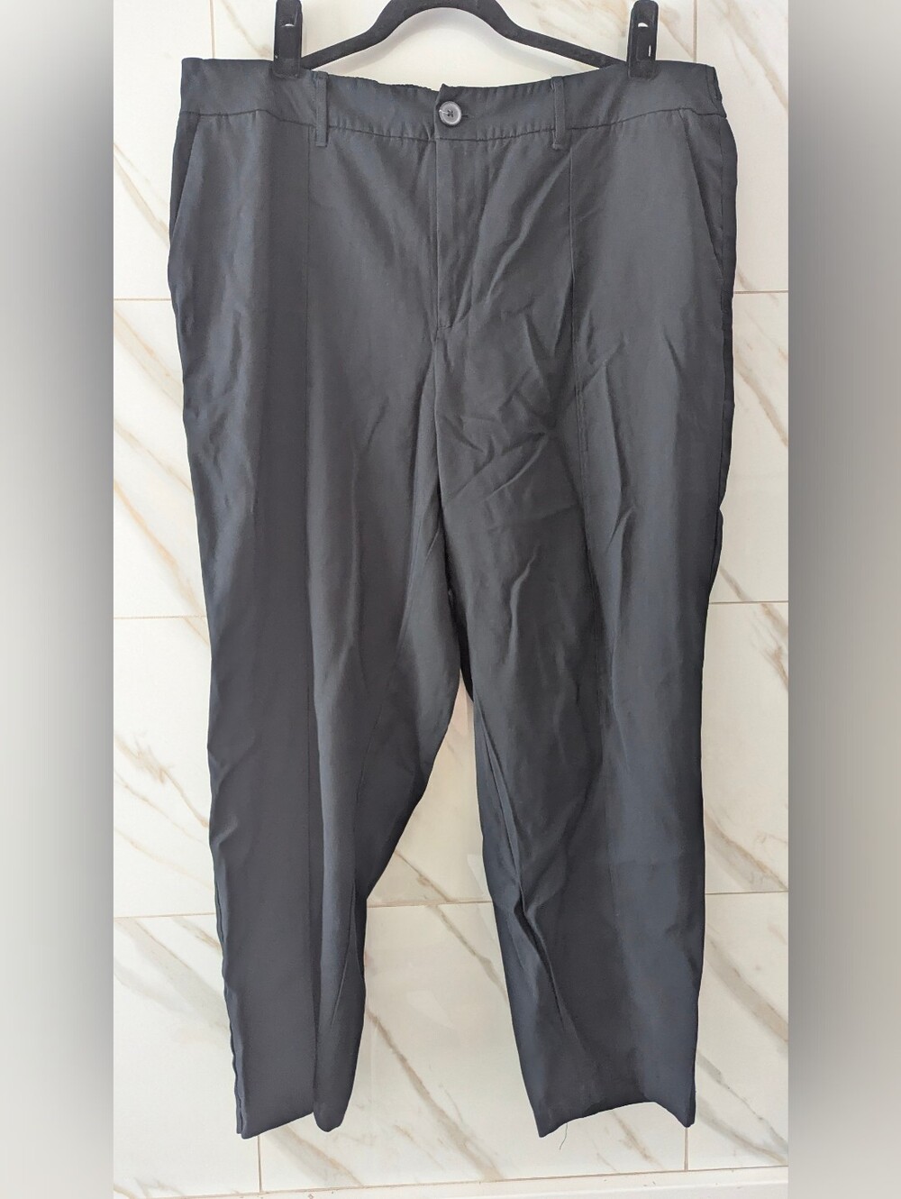 a new day Black Women's Trousers - Sleek Straight Leg
